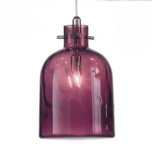 Svítidlo Selène ametyst sklo/kov