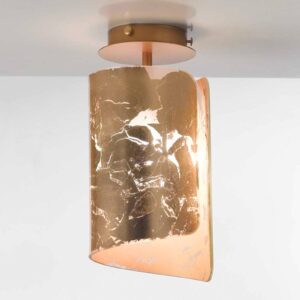 Svítidlo Selène zlatá kov/sklo