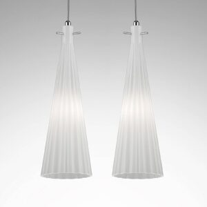 Svítidlo Selène bílé sklo/kov