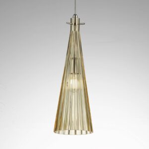 Svítidlo Selène jantarová sklo/kov