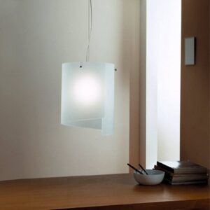 Svítidlo Selène bílá satinovaná kov/sklo