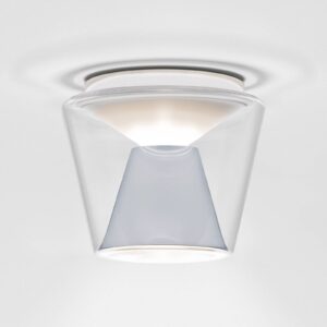 Svítidlo Serien Lighting transparentní/hliník leštěný/bílá sklo/hliník