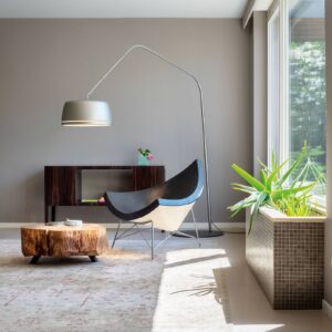 Svítidlo Serien Lighting perlová matná/nerezová ocel kartáčovaná nerezová ocel/ocel/hliník