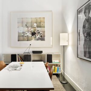 Svítidlo Serien Lighting černá/bílá hliník/chintz