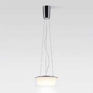 Svítidlo Serien Lighting hliník leštěný/čirá/opálová bílá hliník leštěný/nerezová ocel/akryl/polykarbonát