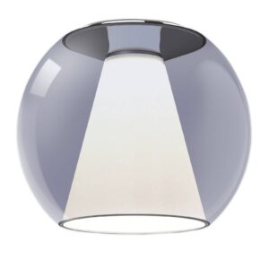 Svítidlo Serien Lighting modrá-transparentní/opálová sklo/hliník