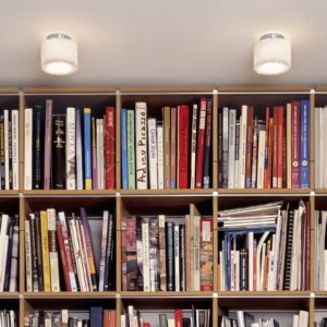 Svítidlo Serien Lighting krémová bílá/hliník kartáčovaný keramická pěna/hliník