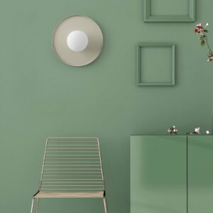 Svítidlo Sforzin šedý/bílý kov/sklo