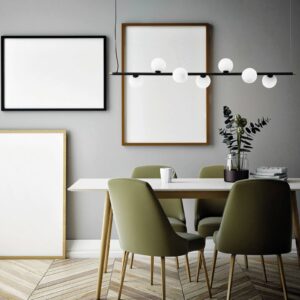 Svítidlo Sforzin černá/bílá kov/sklo