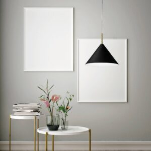 Svítidlo Sforzin černá/mosaz/bílá Kov s povrchovou úpravou práškovým lakem