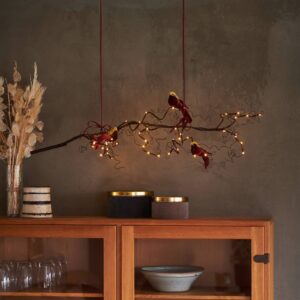 Svítidlo Sirius hnědý drát/plast