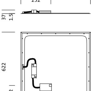 Svítidlo Siteco bílé hliník/plast