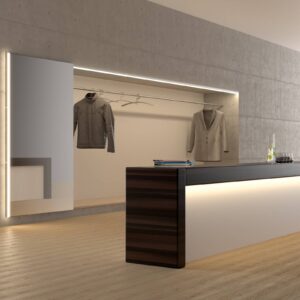 Svítidlo Siteco bílý/stříbrný hliník lakovaný/plast