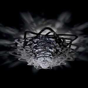 Svítidlo Slamp černá Plainflex®/Kristalle