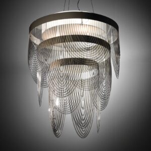 Svítidlo Slamp kouřově šedá plast