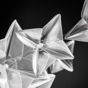 Svítidlo Slamp bílá-transparentní Lentiflex®/polykarbonát/nerezová ocel