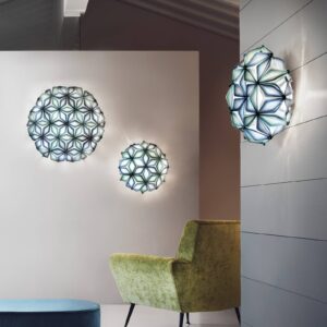 Svítidlo Slamp modrá technopolymer