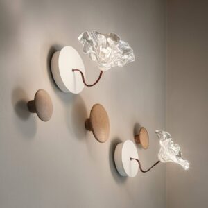 Svítidlo Slamp bílá/měď technopolymer/měď