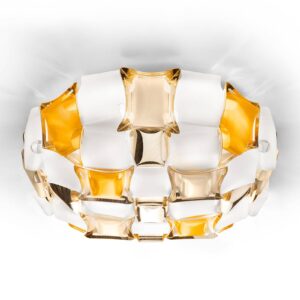 Svítidlo Slamp jantarová plast