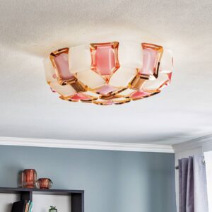 Svítidlo Slamp růžová plast