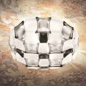 Svítidlo Slamp platina/bílá plast