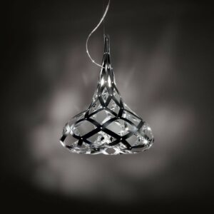 Svítidlo Slamp černá/zrcadlená polykarbonát