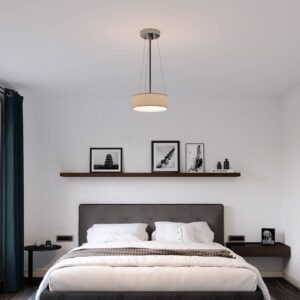 Svítidlo Smartwares hnědá textil/plast