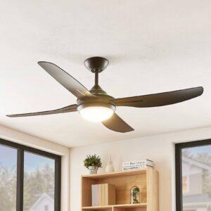 Svítidlo Starluna matná černá plast/ocel