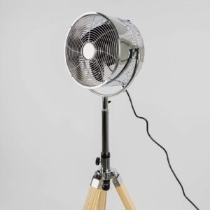 Svítidlo Starluna chrom/dřevo světlé kov/borovice/plast