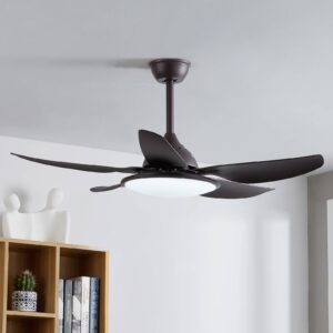 Svítidlo Starluna kávově hnědá/bílá železo/akryl/ABS