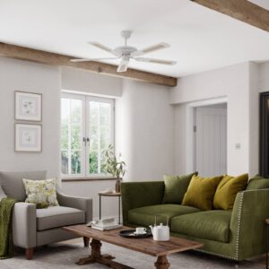 Svítidlo Starluna bílé Kov/MDF