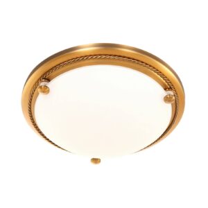 Svítidlo Steinhauer bronzová/bílá kov/sklo