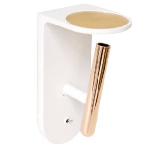 Svítidlo Stilnovo bílá/měď/oranžová hliník/polykarbonát