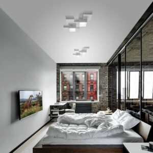 Svítidlo TECNICO by Sforzin bílé sádra