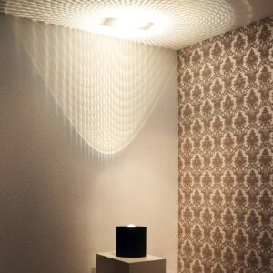 Svítidlo TECNOLUMEN černá matná mramor Carrara