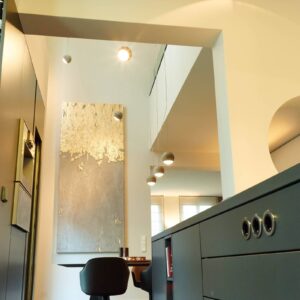 Svítidlo TECNOLUMEN šedá beton/sklo