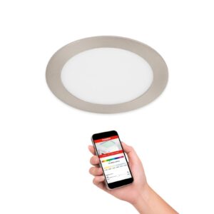 Svítidlo Telefunken matný nikl kov/plast