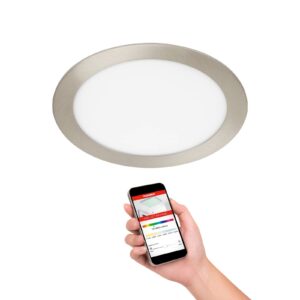 Svítidlo Telefunken matný nikl kov/plast