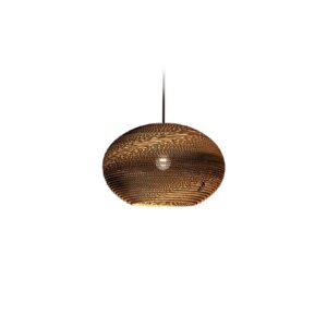 Svítidlo Think Paper hnědý karton