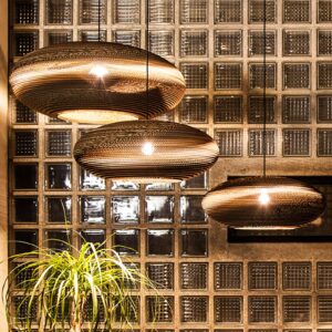 Svítidlo Think Paper hnědý karton