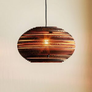 Svítidlo Think Paper hnědý karton