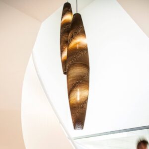 Svítidlo Think Paper hnědý karton