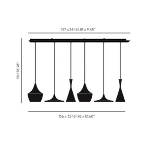 Svítidlo Tom Dixon mosaz mosaz