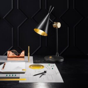 Svítidlo Tom Dixon matná černá mosaz/litina
