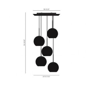 Svítidlo Tom Dixon lesklá měď polykarbonát