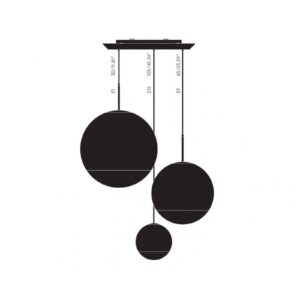 Svítidlo Tom Dixon chrom/transparentní polykarbonát