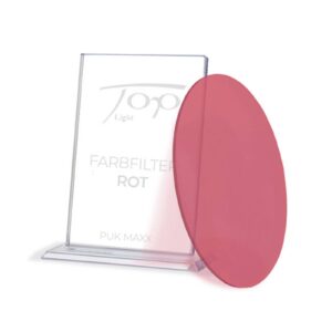 Svítidlo Top Light červená sklo