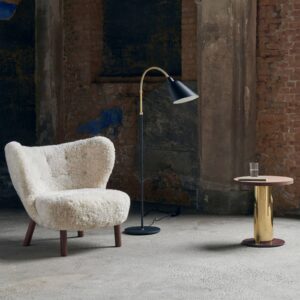 Svítidlo &Tradition černý/mosaz mosaz/hliník/ocel/železo/textil