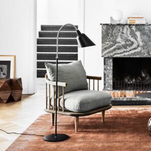 Svítidlo &Tradition černá/ocel mosaz/hliník/ocel/železo/textil