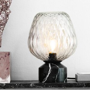 Svítidlo &Tradition stříbřitá-transparentní/černá sklo/mramor